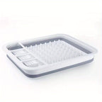 Compact And Collapsible Kitchen Hanger, Versatile Foldable Draining Basket, Various Tableware Organization, RV Furniture - Space-Saving Folding Storage.