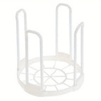 Space-Saving Kitchen Organizer - Durable Plastic Dish Rack with Drainage, Multi-Layer Storage for Bowls & Plates, Easy Clean Design in Fresh Colors