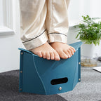 Collapsible Shoe Changing Chair Stool Outdoor Fishing Camping Yard Living Room Multifunctional Portable Hand Basket Folding Stool Portable Plastic Stool Strong and Durable