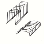 2pcs\u002F1 Set Stainless Steel Dish Rack Black, Multifunctional Bowl Plate Storage Box, Draining Rack for Dish And Plate, Flatware Organizer for Countertop Cabinet, Utensil Racks, Cooking Pots Pans Cover Stand, Kitchen Organizer