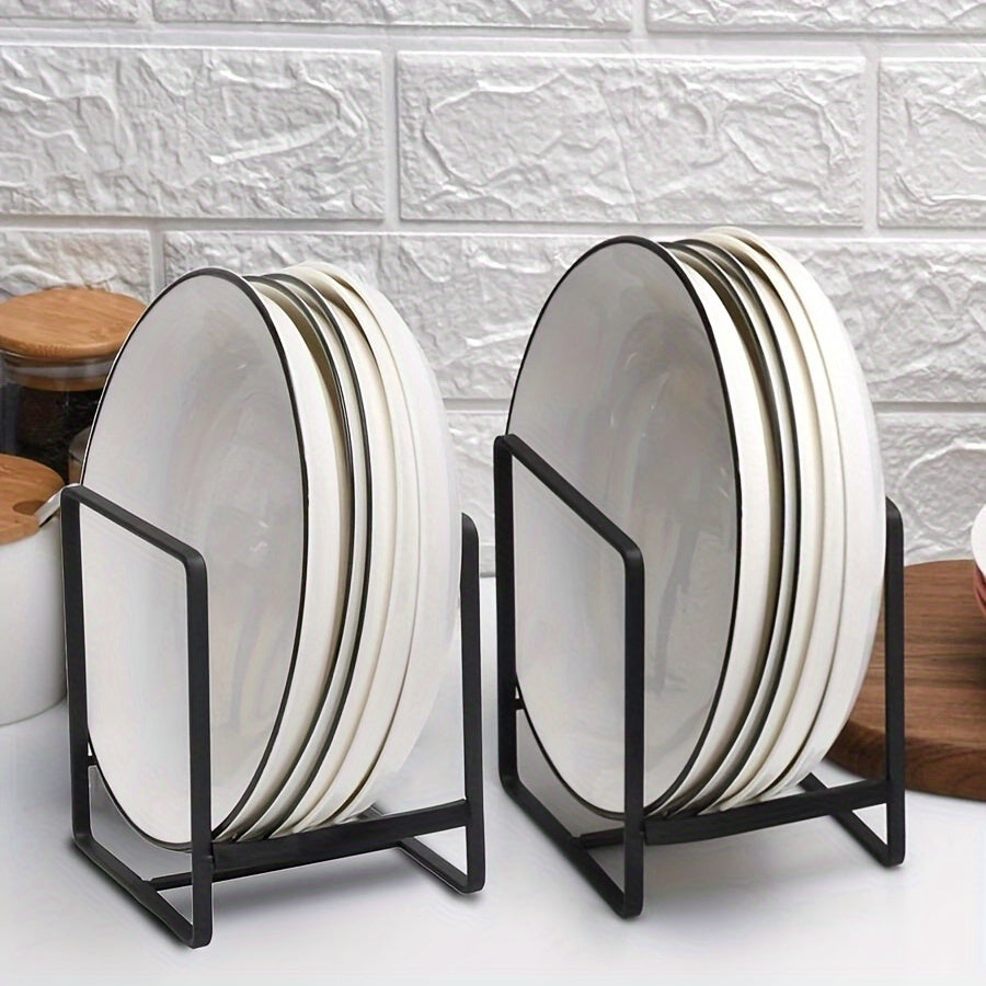 Stainless Steel Kitchen Storage Box, Rust-Proof Countertop Plate Rack, Vertical Cabinet Locker for Dishes, Bowls, Cups and Lids, universal Size for Home and Outdoor Use-Easy to Install and Clean-Adds Storage Space to the Kitchen!