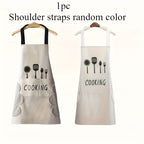 Premium Waterproof & Oil-Proof Apron with Chef Pockets - Stain Resistant, Easy Clean, Adjustable Neck Strap for Men & Women Ideal for Cooking & Restaurant Use, Waterproof Apron