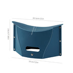 Collapsible Shoe Changing Chair Stool Outdoor Fishing Camping Yard Living Room Multifunctional Portable Hand Basket Folding Stool Portable Plastic Stool Strong and Durable